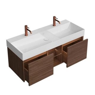 Тумба под раковину Kerama Marazzi Grande GR.120.2\SNUT 120 см структурированный орех